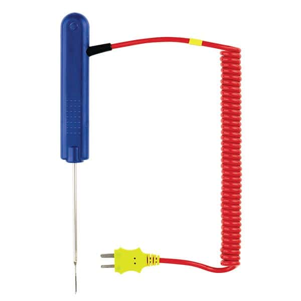 COMARK PK19M Thermocouple Thin Tip Food Penetration Probe, Type K, 1.6 mm Tip