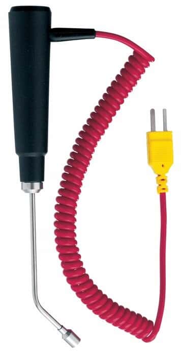 COMARK SK42M Thermocouple Surface Food Probe with 45° Crank Shaft, Type K