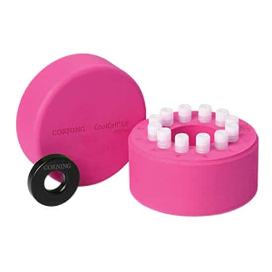 Corning LX CoolCell Freezing System for Cryogenic Vials, pink, 12 exposed vials; 1/ea