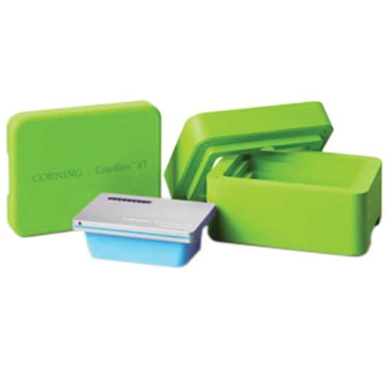 Corning XT CoolBox™ Ice-Free Cooler with One Cooling Core, green, 1/ea