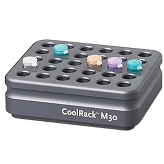Corning CoolRack® M30 Cooling Block, 30 x 1.5/2 mL Microcentrifuge Tubes; Gray
