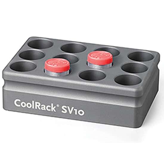 Corning CoolRack® SV10 Cooling Block, 12 x 10 mL Sample Vials; Gray