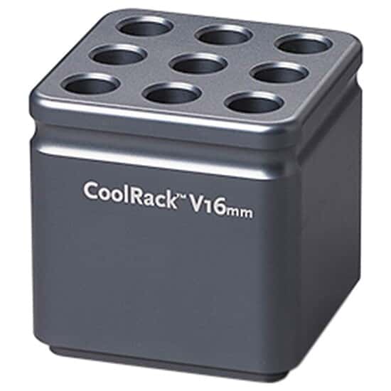 Corning CoolRack® V16 Cooling Block, Nine 16x100 mm Tubes; Gray from