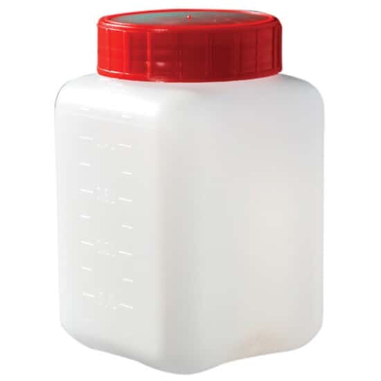 Corning Gosselin Storage Bottle with Screw Cap, 500 mL, square, HDPE