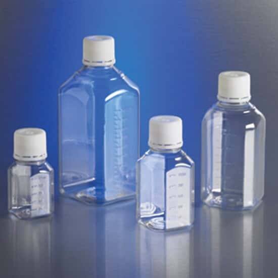 Corning Gosselin Octagonal Storage Bottle, sterile PET, graduated, bulk pack, 1000 mL; 48/cs