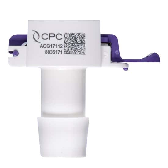 CPC (Colder) AseptiQuik® G Quick-Disconnect Fitting, Genderless Hose Barb, Polyphenylsulfone, 1/4