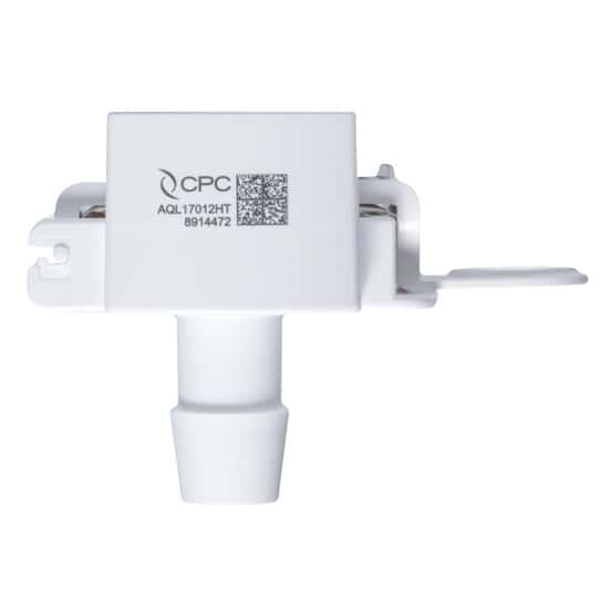 CPC (Colder) AseptiQuik® L Quick-Disconnect Fitting, High-Flow, Genderless Hose Barb, High-Temperature Polycarbonate, 1