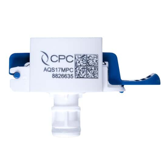 CPC (Colder) AseptiQuik® S Quick-Disconnect Fitting, Low-Flow, Genderless Insert, Polycarbonate, MPC Insert; 1/Each
