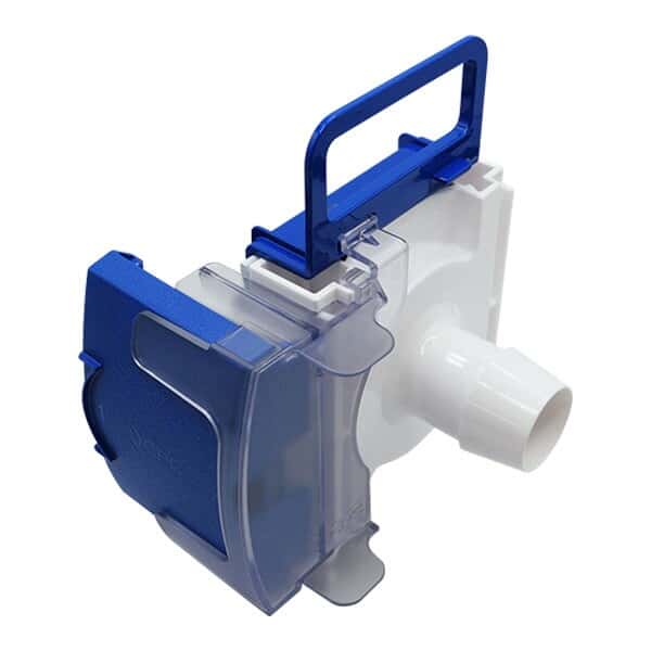 CPC (Colder) AseptiQuik® W Quick-Disconnect Fitting, High-Flow Large Bore Genderless Hose Barb, Polycarbonate, 1