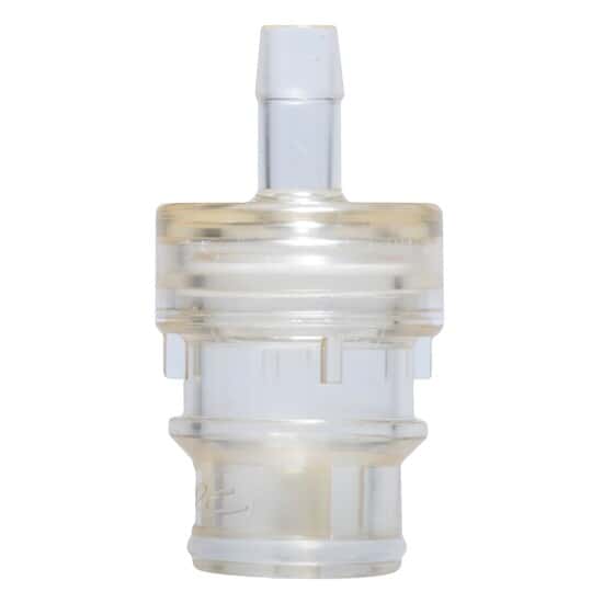 CPC (Colder) HFC Quick-Disconnect Fitting, Hose Barb Insert, Polysulfone with Alloy C-276 Valve, 3/8