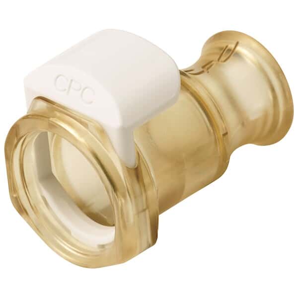 CPC (Colder) MPX® Quick-Disconnect Fitting, Cap, Polysulfone; 25/Pk