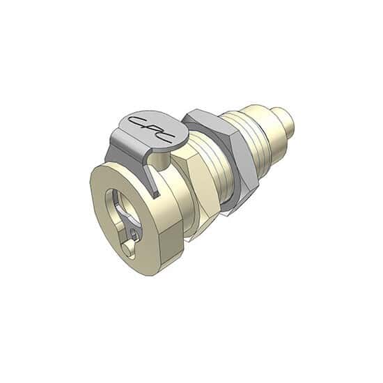 CPC (Colder) PMCD12 Quick-Disconnect Fitting, Hose Barb Body, Panel ...