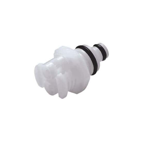 CPC (Colder) Twin Tube™ PTC Quick-Disconnect Fittings, Hose Barb Insert, Acetal, Non-Valved, 1/16