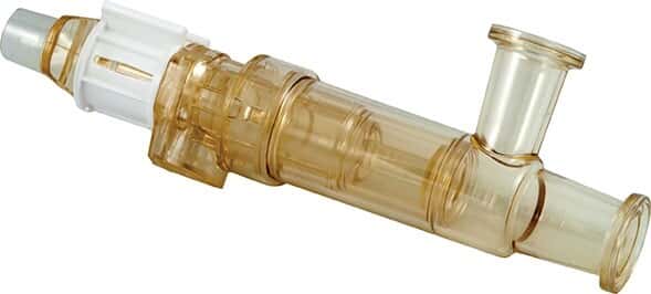 CPC (Colder) Steam-Thru® II Sanitary Steam-in-Place Connector, Two Cycle, Polysulfone with Polycarbonate Sleeve, 1/2