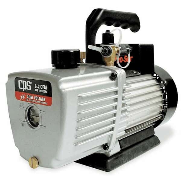 CPS Products VP8D Pro-Set Two Stage Vacuum Pump, 8 cfm, 10 micron