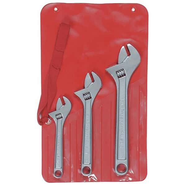 Crescent AC3 3 Piece Chrome Finish Adjustable Wrench Set from ColeParmer