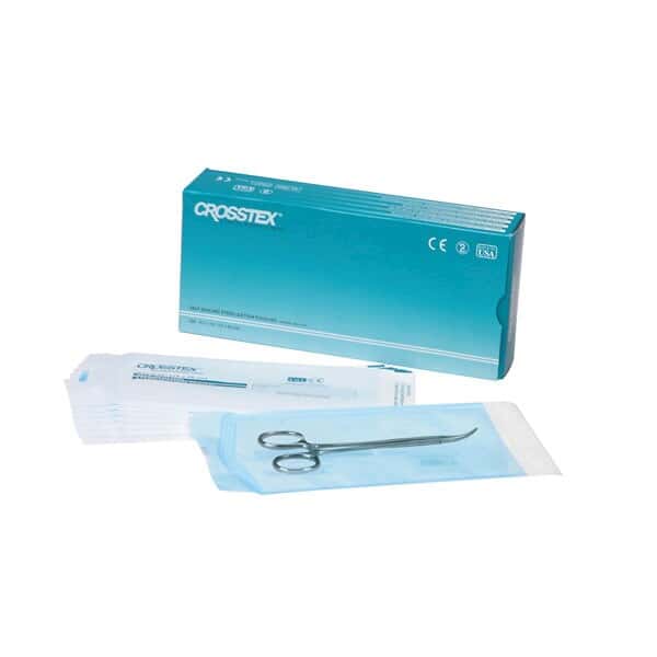 Crosstex Self-Seal Sterilization Pouches, Standard, 12