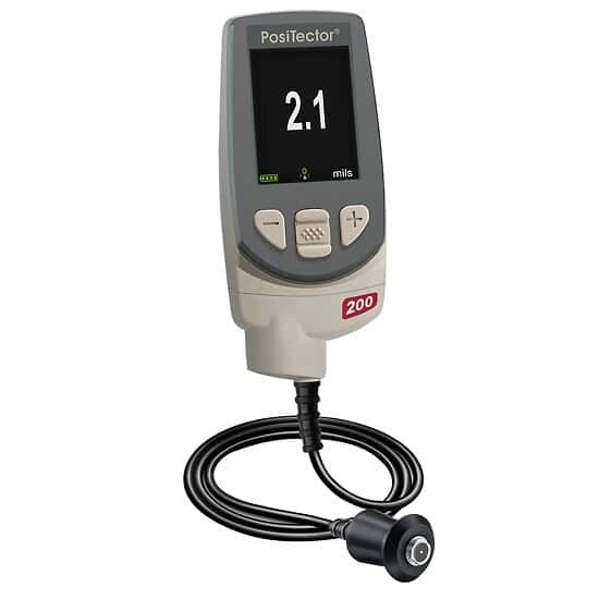 DeFelsko PosiTector 200B1 Coating Thickness Gauge, Non-Metals, 0.5-40 mils