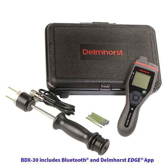 Delmhorst BDX-30 Digital Pin Moisture Meter with Bluetooth® Connectivity, Wood Flooring Package