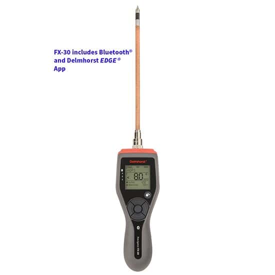 Delmhorst FX-30 Digital Agriculture Meter with Bluetooth®, Value Package