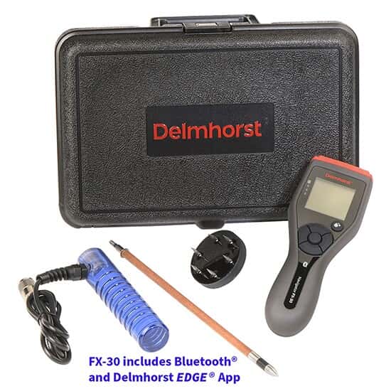 Delmhorst FX-30 Digital Agriculture Meter with Bluetooth®, Deluxe 18