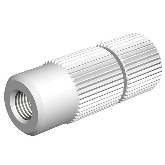 Diba Omnifit® Inline Solvent Filter, PTFE, 1/4"28 UNF(F) flat bottom