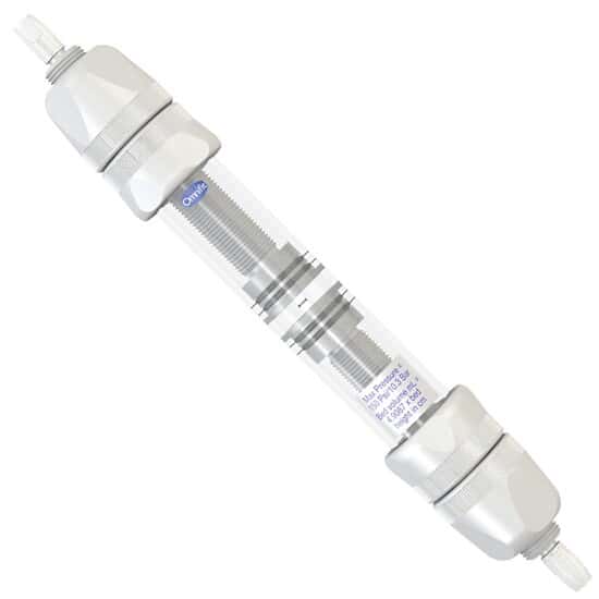 Diba Omnifit® EZ SolventPlus™ Chromatography Column with 2 Adjustable Endpieces, 15 mm ID x 330 mm L