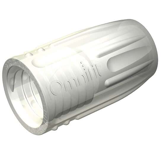 Diba Omnifit® Colored Caps for Standard Connectors and Valves, ETFE, natural; 10/pk