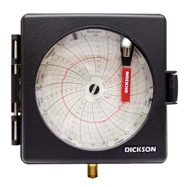 Dickson PW474 Pressure Chart Recorder, 0 to 200 PSI