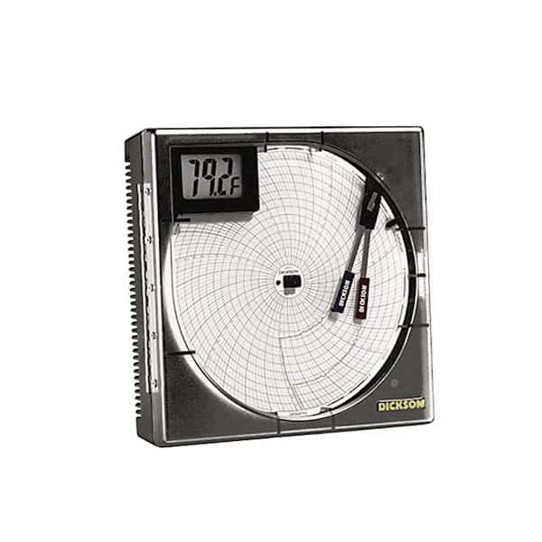 Dickson TH8P3 8" Temperature/humidity Recorder With Probe, Dig. Display