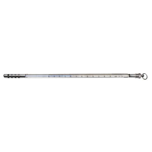 Digi-Sense Armored Liquid-In-Glass Thermometer, -40 to 120°F, 76 mm Immersion; Organic Liquid Fill