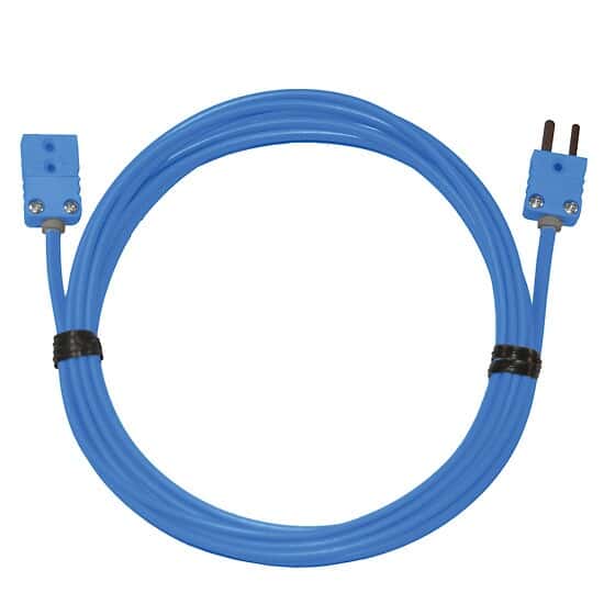 Digi-Sense Type-T, Extension Cable, Mini Connector, 25ft, 20-Gauge