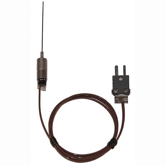 Digi-Sense Type J Small-Diameter Hypodermic Thermocouple Probe; 2.25