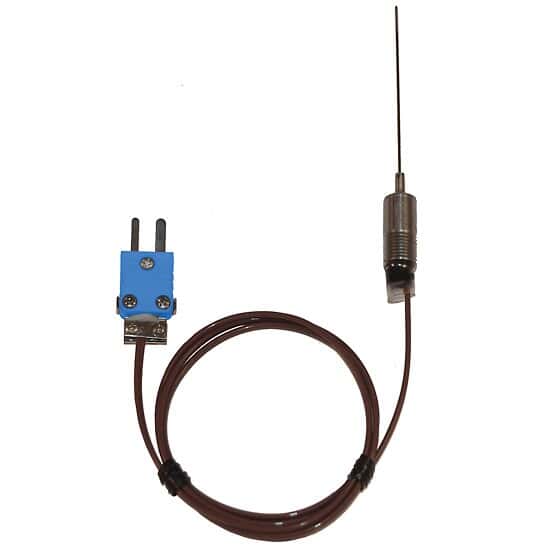 Digi-Sense Type-T Needle Microprobe Mini-Connector, 0.75