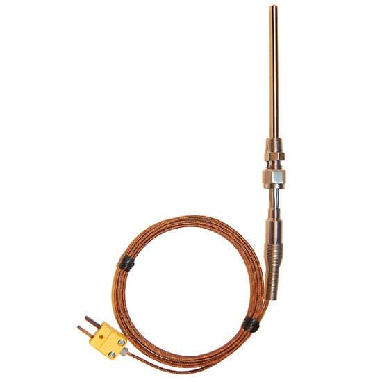 Digi-Sense Type-K Pipe-ftg Probe SS Handle Mini-Connector, 4