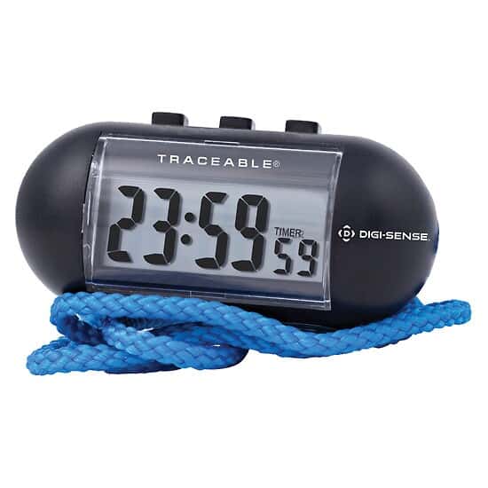 DigiSense Traceable® SingleChannel Digital Tie/Lanyard Timer with