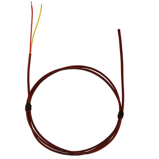 Digi-Sense Type K Hermetically Sealed Tip Insulated Thermocouple, 10ft L, 24 Awg