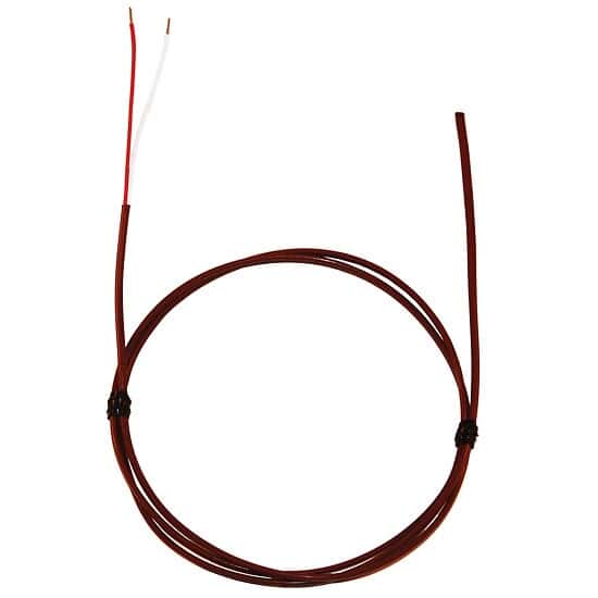 Digi-Sense Type J Hermetically Sealed Tip Insulated Thermocouple, 20ft L, 24 Awg