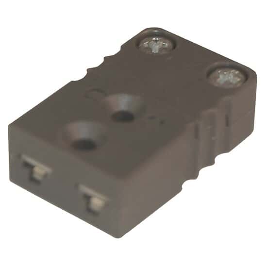 Digi-Sense Miniature Type-J Thermocouple Female Connector, 2 Pin