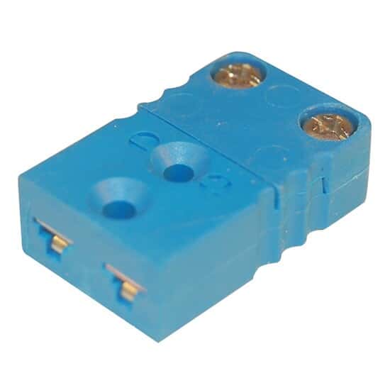 Digi-Sense Thermocouple Connector, Mini, Type-T, Female Jack; 5/pk