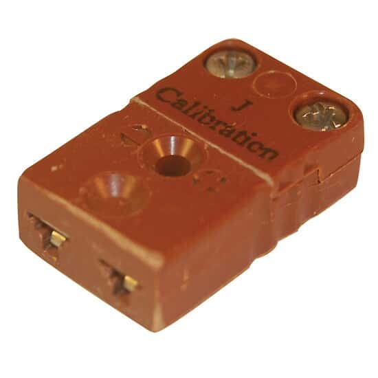 Digi-Sense Miniature Type-J Thermocouple Female Connector, 2 Pin SKU 1852716