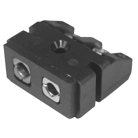 Digi-Sense Panel-Mount Standard Connector, Type-J, Female, Rectangular, 1/Ea