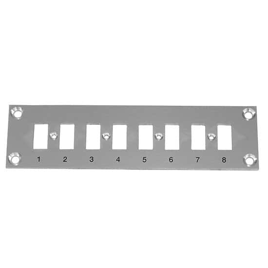 Digi-Sense Thermocouple Mounting Panel, Horizontal, Mini Connectors; 8 Circuits