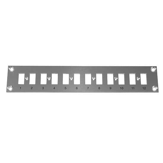 Digi-Sense Thermocouple Mounting Panel, Horizontal, Mini Connectors; 12 Circuits