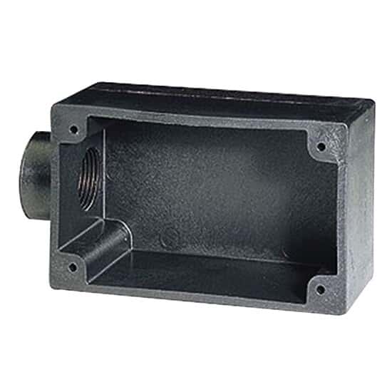 Digi-Sense Temperature Outlet Box, Plastic, 4.5