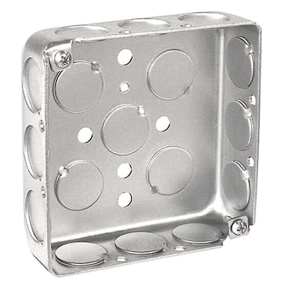 Digi-Sense Temperature Outlet Box, Metal, 4