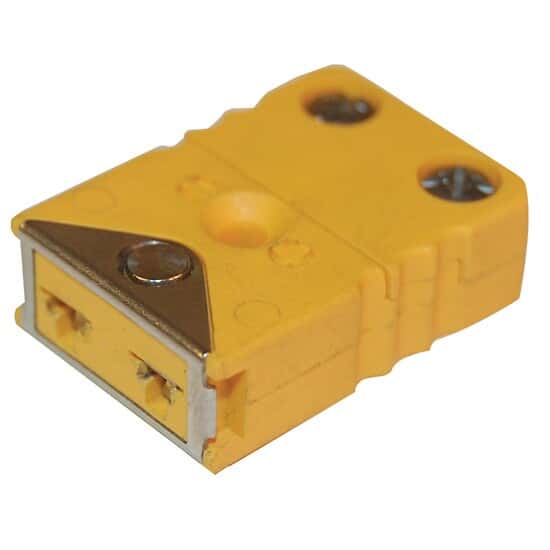 Digi-Sense Locking Miniconnector, Type-K Thermocouple, Female, 1/Ea