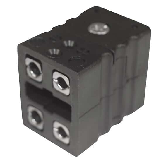 Digi-Sense Dual Thermocouple Connector, Standard, Female, Type-J; 1/ea
