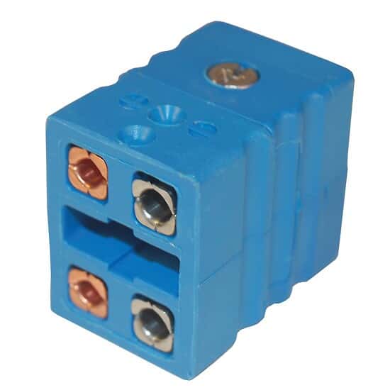 Digi-Sense Dual Thermocouple Connector, Standard, Female, Type-T; 1/ea