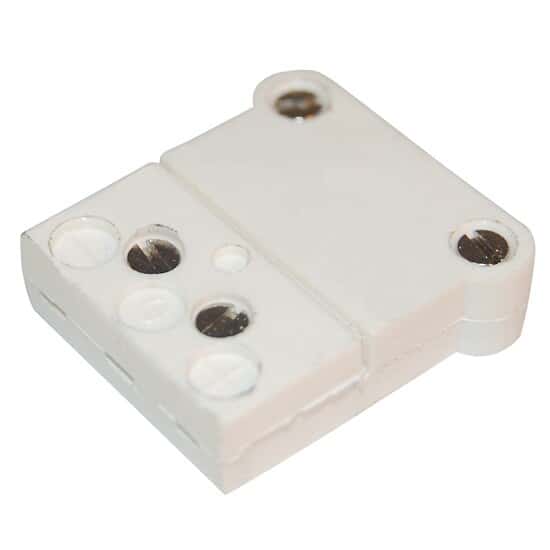 Digi-Sense RTD Connector, White 3-Blade ANSI, Female, 1/Ea
